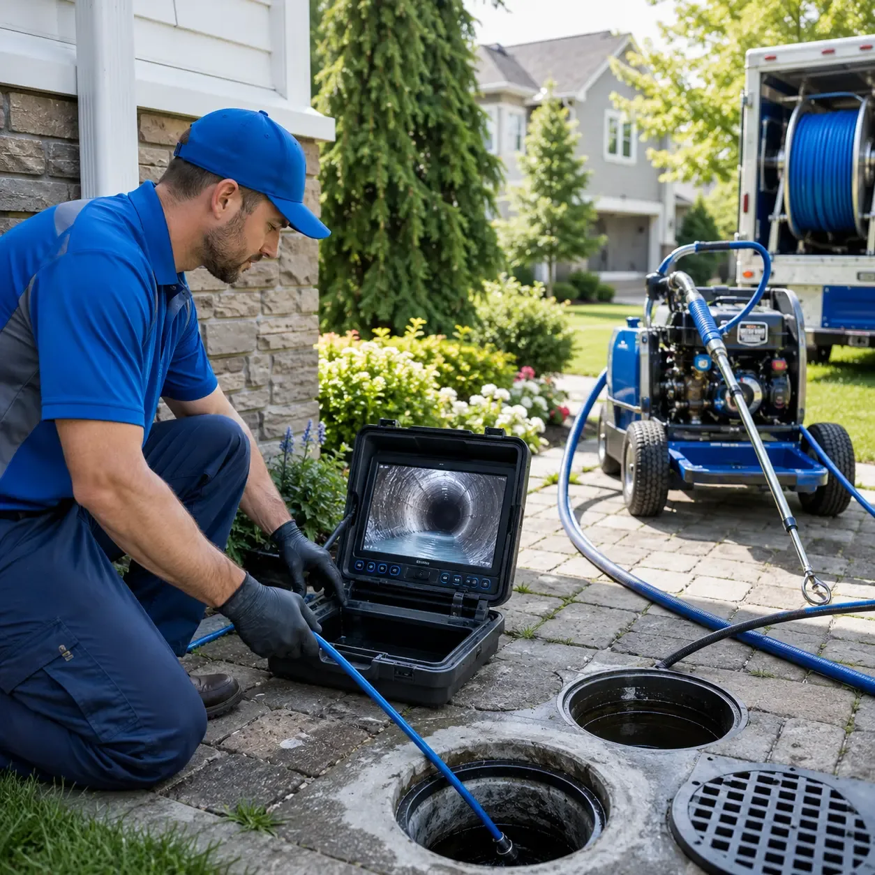 Outdoor drain cleaning professionals serving Saint Agatha, ME